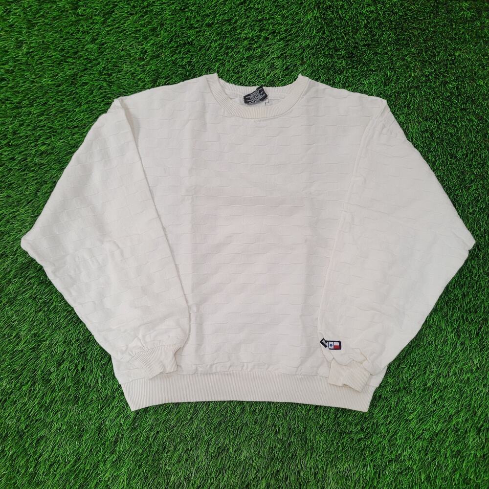 Vintage 90s Hobie Sweatshirt Womens Large 22x23 White